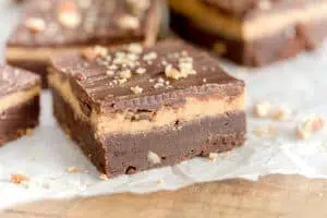 Peanut Butter Fudge Brownies