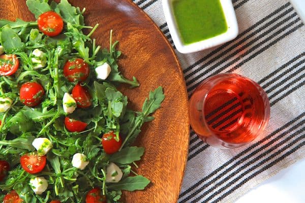 Caprese Arugula Salad | greens & chocolate