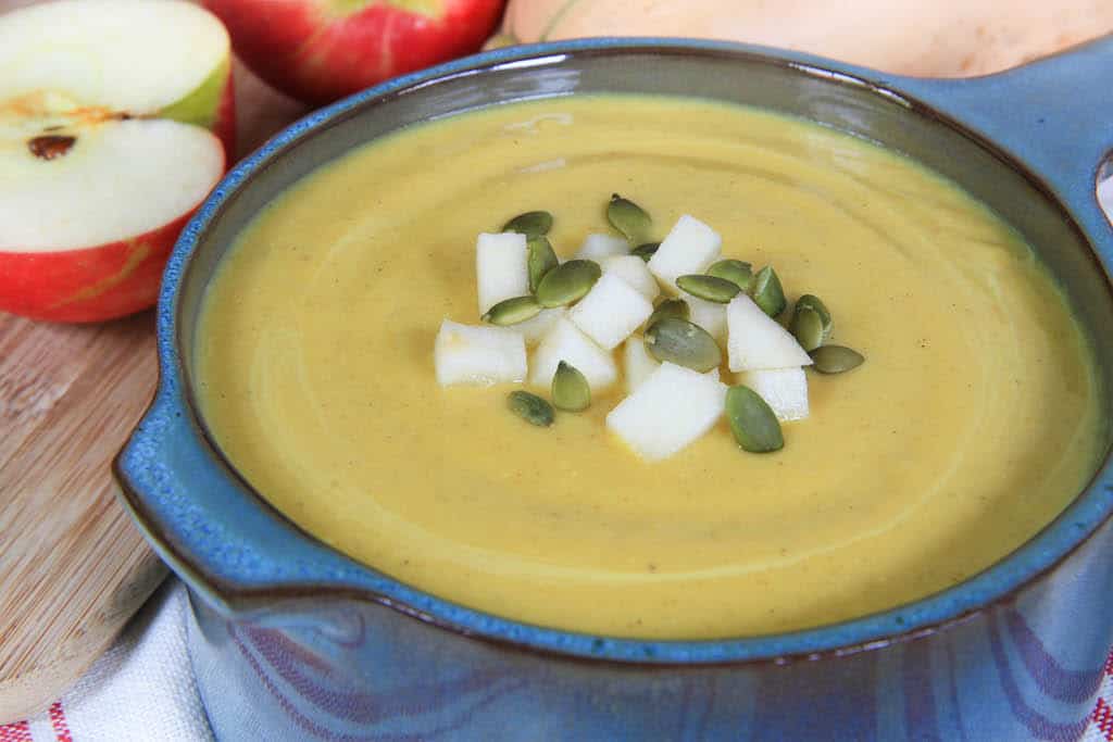Butternut Squash and Apple Soup-3
