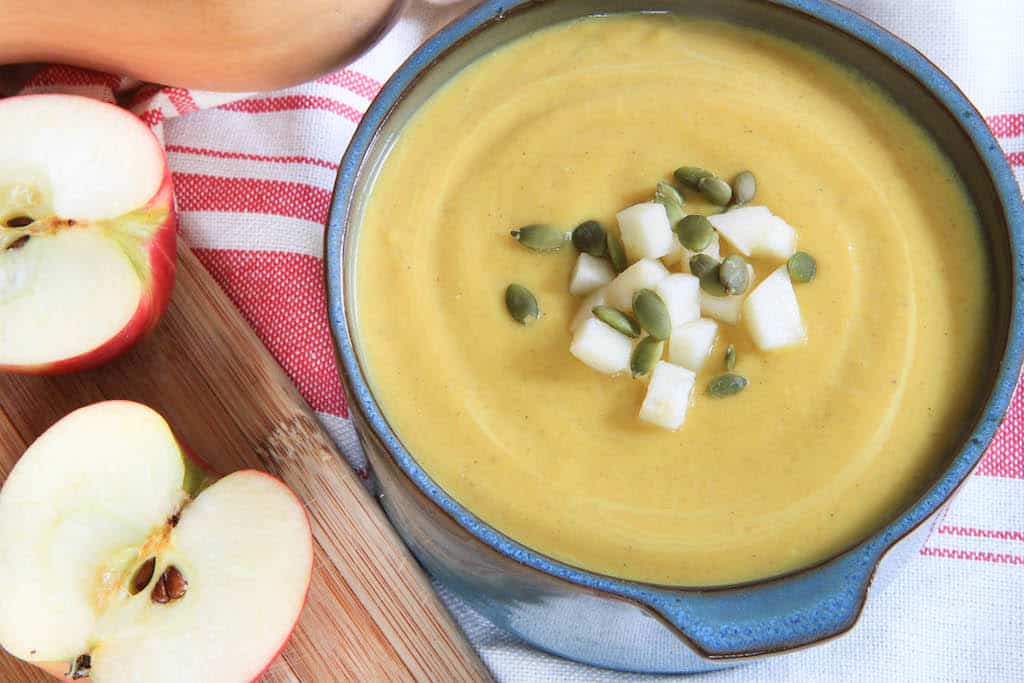 Butternut Squash and Apple Soup featured