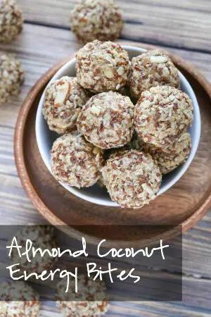 Almond Coconut Energy Bites