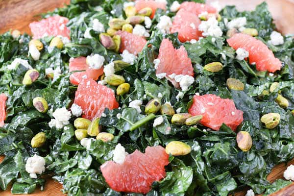 Chopped Kale and Grapefruit Salad
