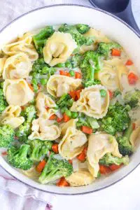 One Pot Tortellini Primavera