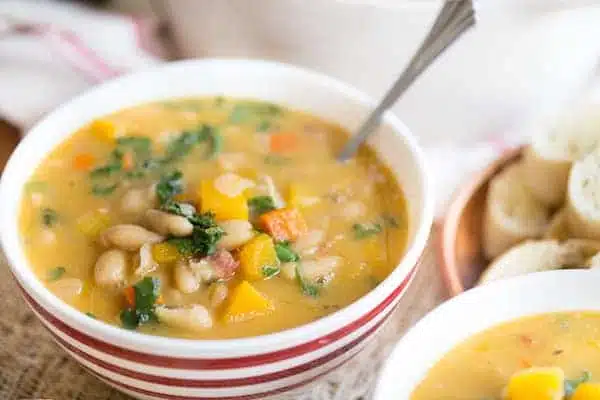 Tuscan Bean and Butternut Squash Soup