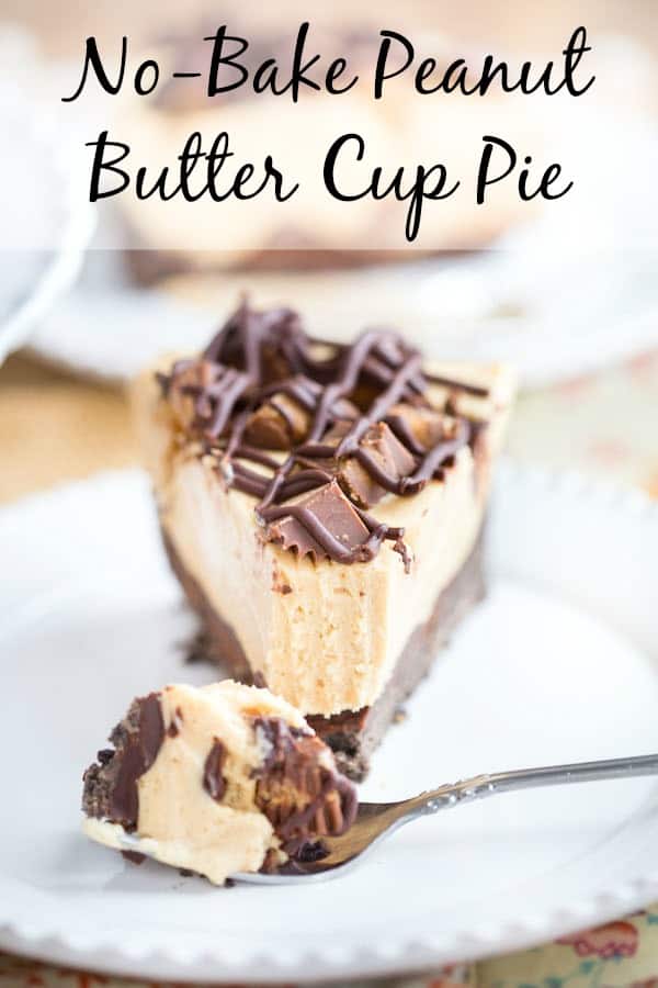 No-Bake Peanut Butter Cup Pie