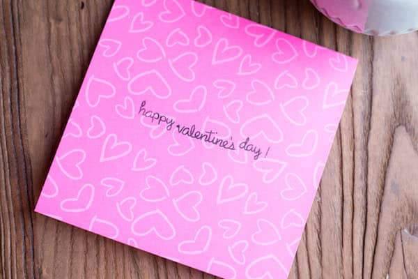 Valentine's Day Footprint Craft