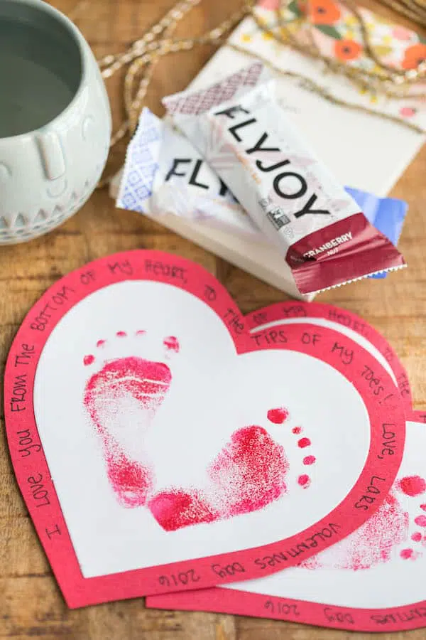 Valentine's Day Footprint Craft