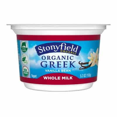 Stonyfield Whole Milk Greek Yogurt