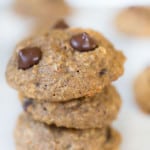 Banana Quinoa Chocolate Chip Cookies