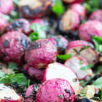 Butter and Herb Garlic Grilled Radishes