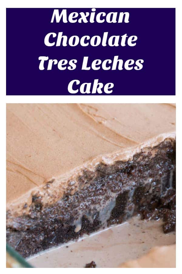 Mexican Chocolate Tres Leches Cake