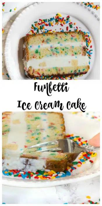 Funfetti Ice Cream Cake