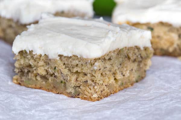 Zucchini Bars with Brown Butter Cream Cheese Frosting