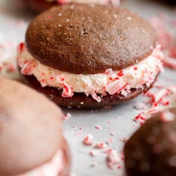 Peppermint Whoopie Pies
