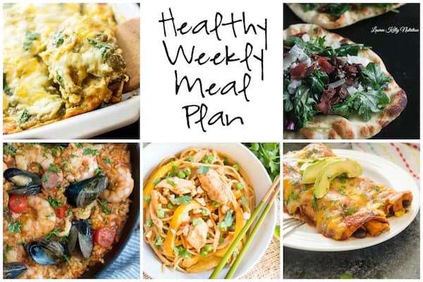 Healthy Weekly Meal Plan