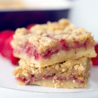 Strawberry Crumble Bars