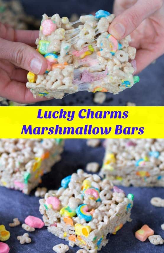 Lucky Charms Marshmallow Bars