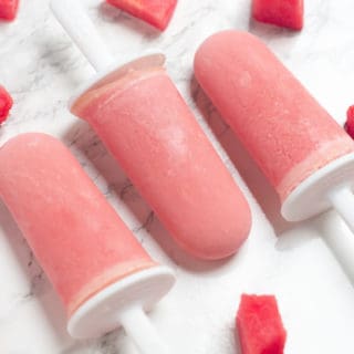 Coconut Watermelon Popsicles