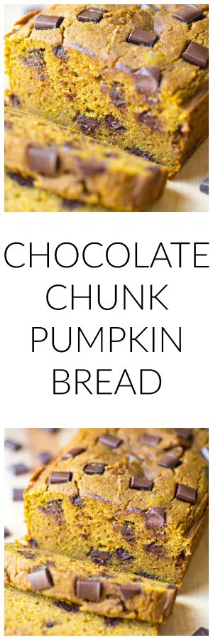 Chocolate Chunk Pumpkin Bread