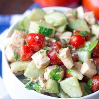 Cucumber Caprese Salad