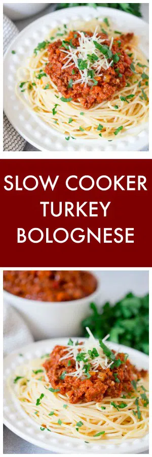 Slow Cooker Turkey Bolognese