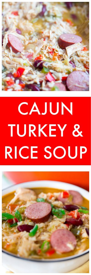 Cajun Turkey Rice Soup