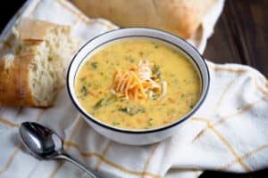 Pressure Cooker Broccoli Cheddar Soup