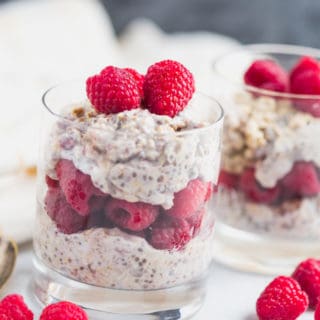 Raspberry Overnight Oats