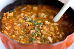 Leftover Turkey Vegetable Quinoa Soup
