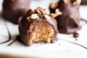 Bourbon Pecan Pie Truffles