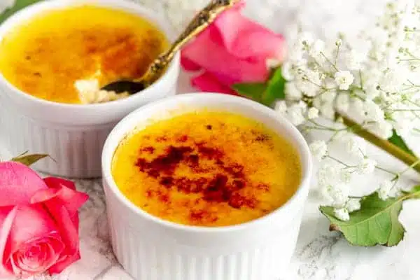 Vanilla Bean Creme Brulee for Two