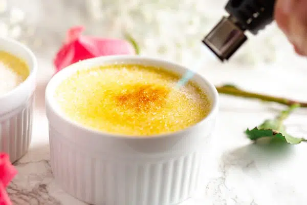 Vanilla Bean Creme Brulee for Two
