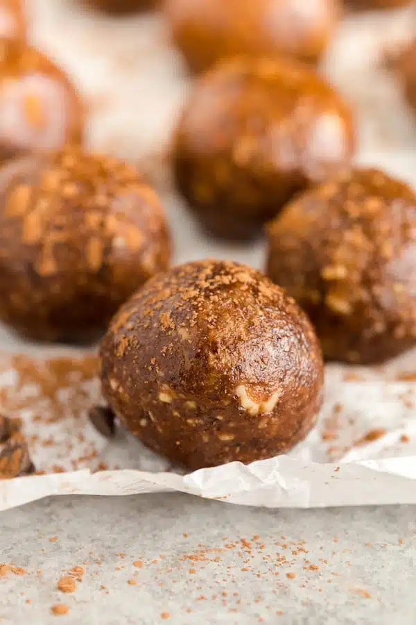 Chocolate Almond Date Balls