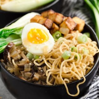 Vegetarian Ramen Noodle Soup