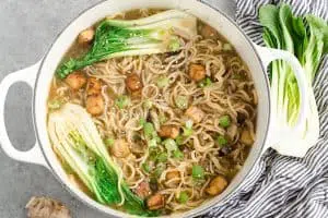 Vegetarian Ramen Noodle Soup