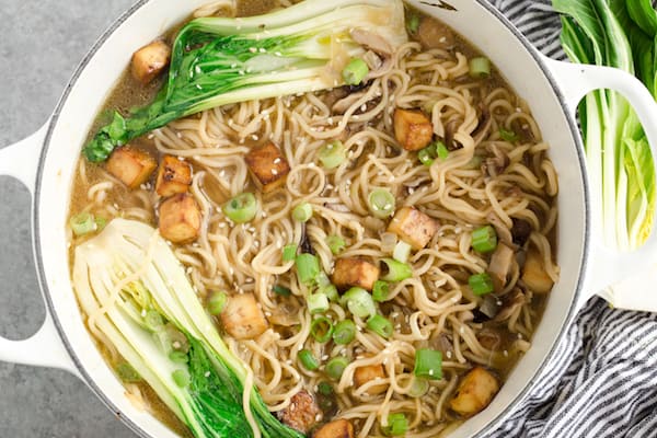 Vegetarian Ramen Noodle Soup