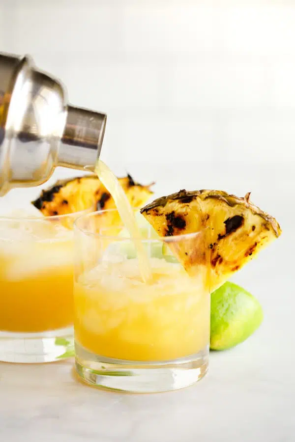 Grilled Pineapple Margaritas