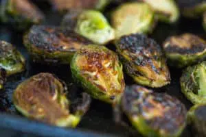 Honey Balsamic Roasted Brussels Sprouts