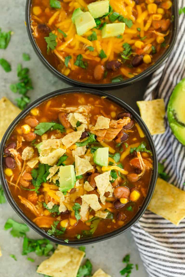 Instant Pot Chicken Taco Soup