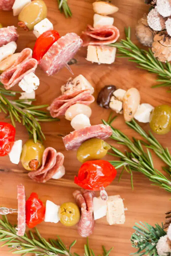 Charcuterie Skewers (Appetizer Kabobs!) - Wellness by Kay