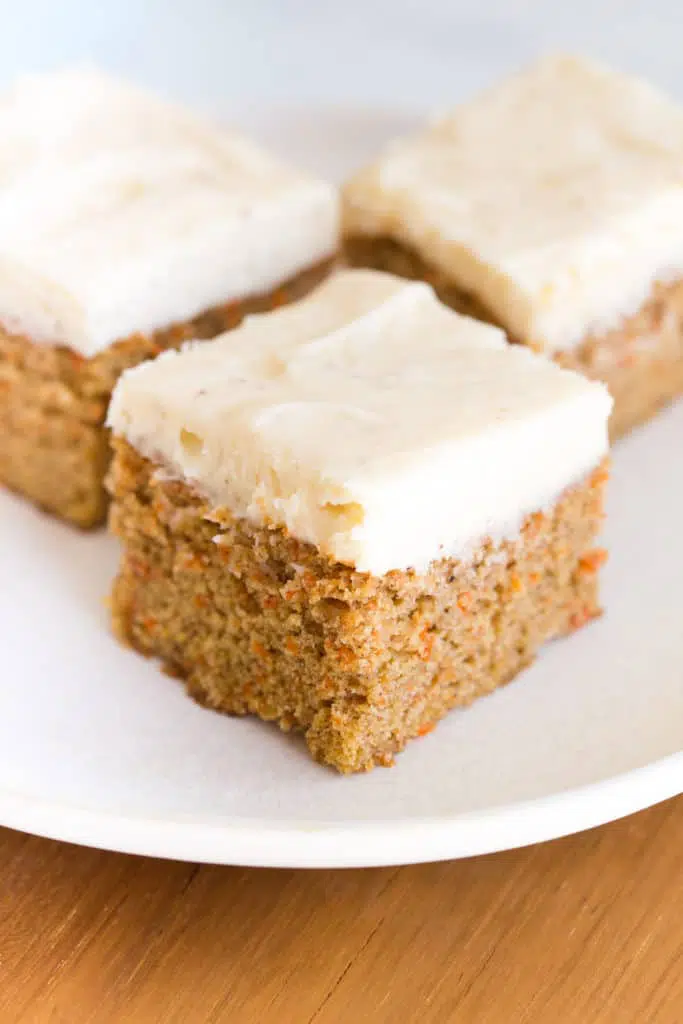 Carrot Cake Bars with Brown Butter Cream Cheese Frosting