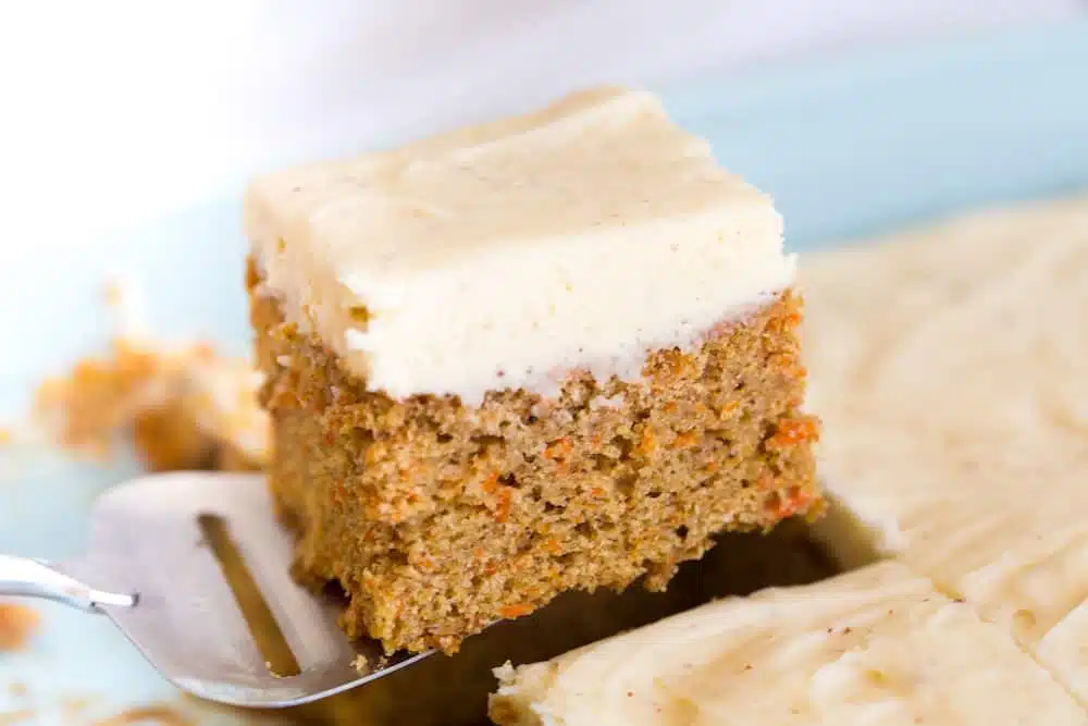 Carrot Cake Bars with Brown Butter Frosting