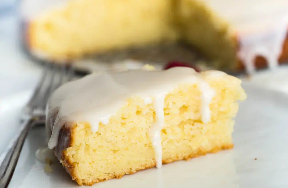 Lemon Almond Ricotta Cake