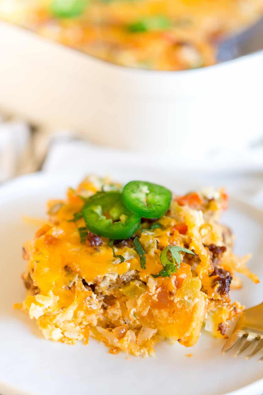 Chorizo Hash Brown Breakfast Casserole Greens & Chocolate