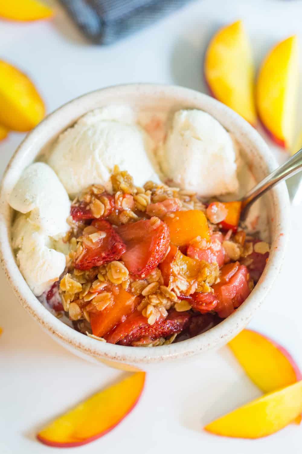 Strawberry Peach Crisp