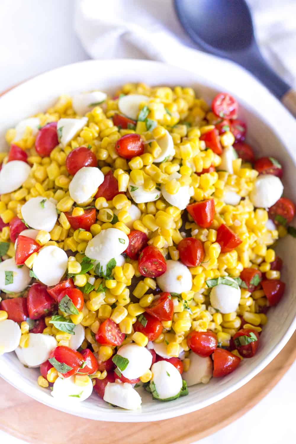 Summer Corn Caprese Salad