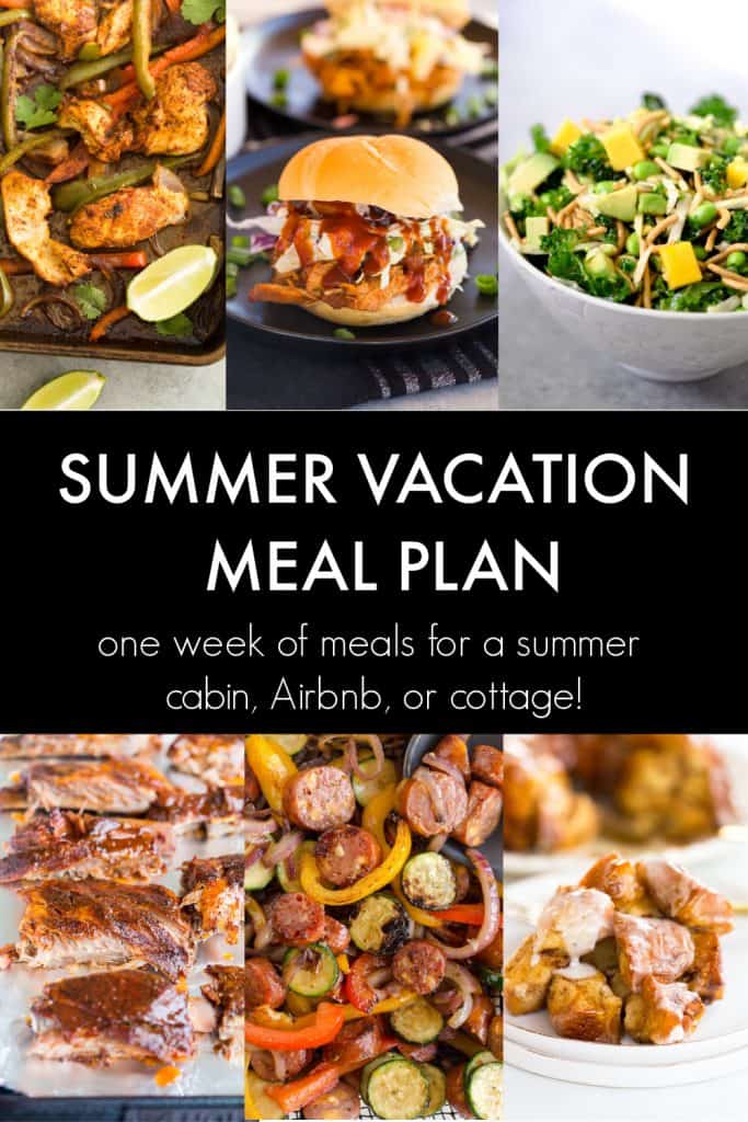 Summer Cabin Meal Plan