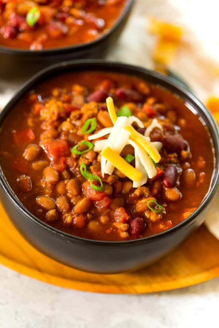 Slow Cooker Turkey Chili