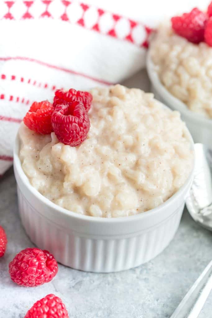 Vanilla Rice Pudding | greens & chocolate