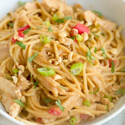Instant Pot Thai Peanut Noodles